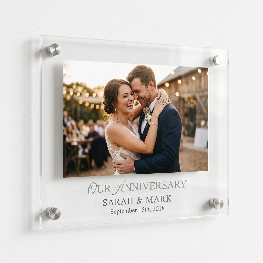 Anniversary Acrylic Photo Frame