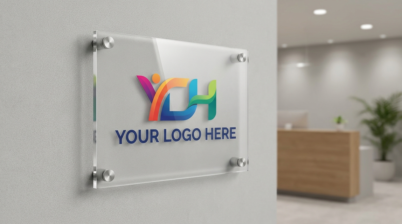 Custom Acrylic Business Logo Sign Canada – Premium Office Wall Sign — photo 6 of 7