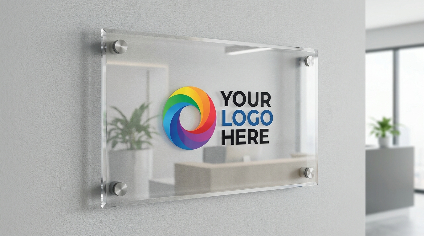 Custom Acrylic Business Logo Sign Canada – Premium Office Wall Sign — photo 7 of 7