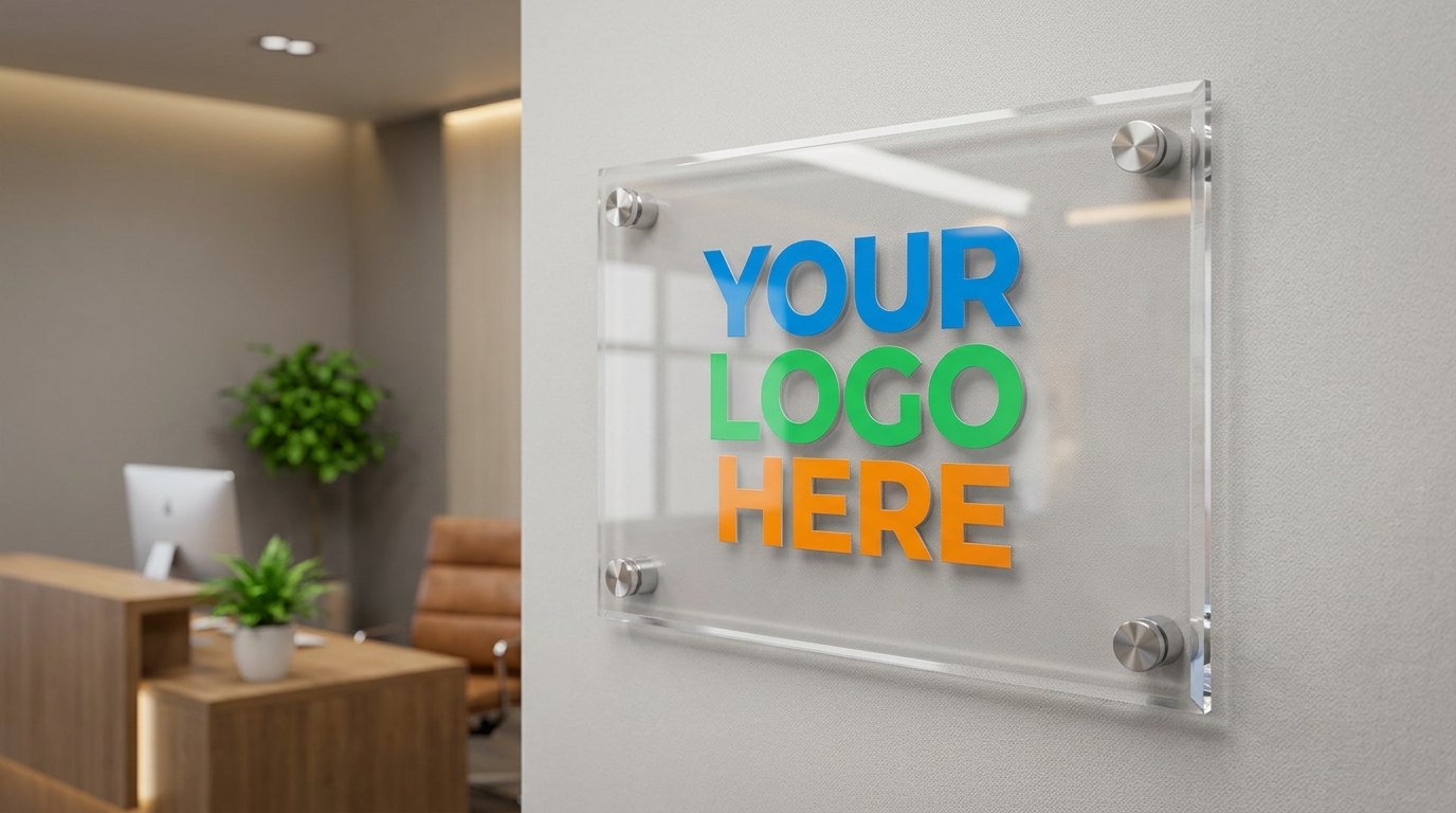 Custom Acrylic Business Logo Sign Canada – Premium Office Wall Sign — photo 5 of 7