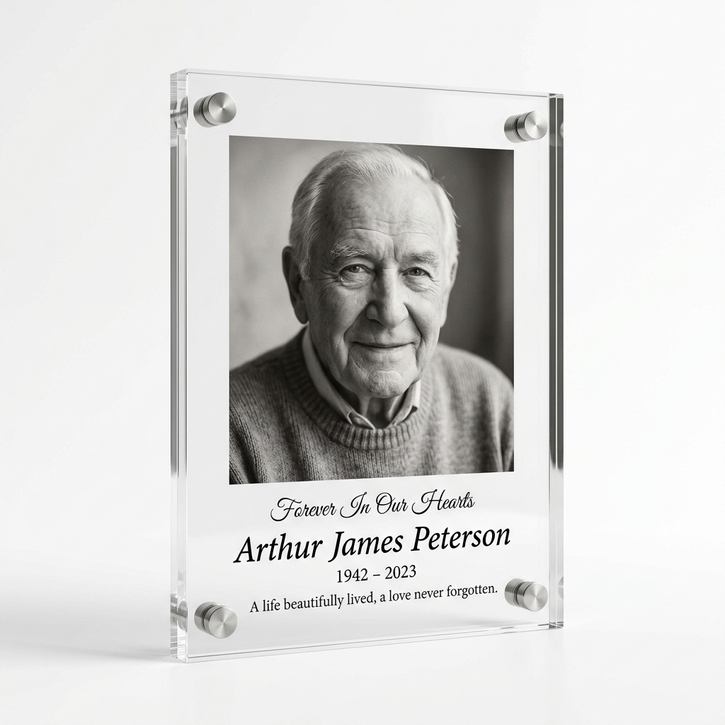 Memorial Acrylic Photo Frame — photo 4 of 4
